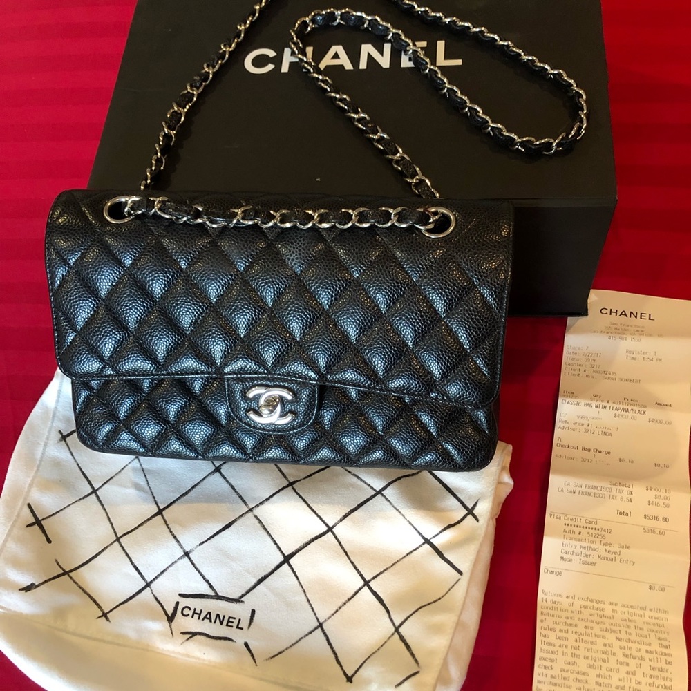 Chanel classic bag with flap